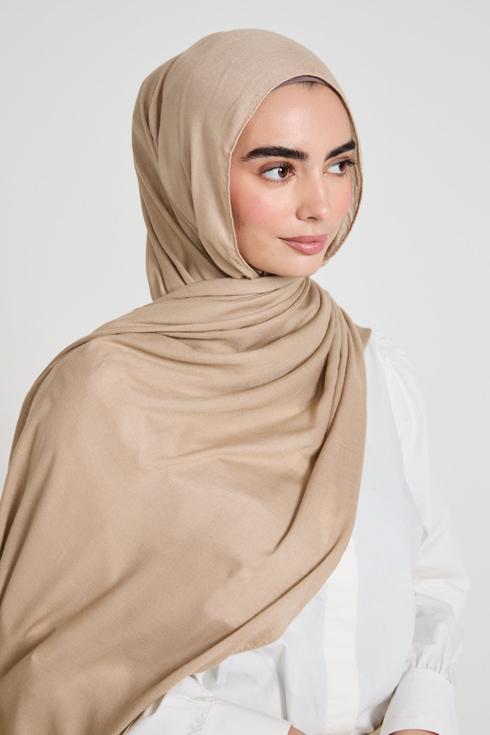 Premium Maxi Modal Hijab - Sesame