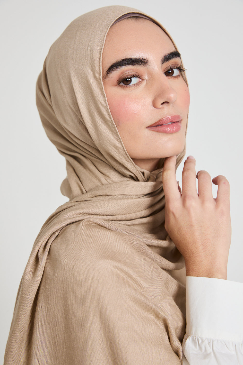 Premium Maxi Modal Hijab - Sesame