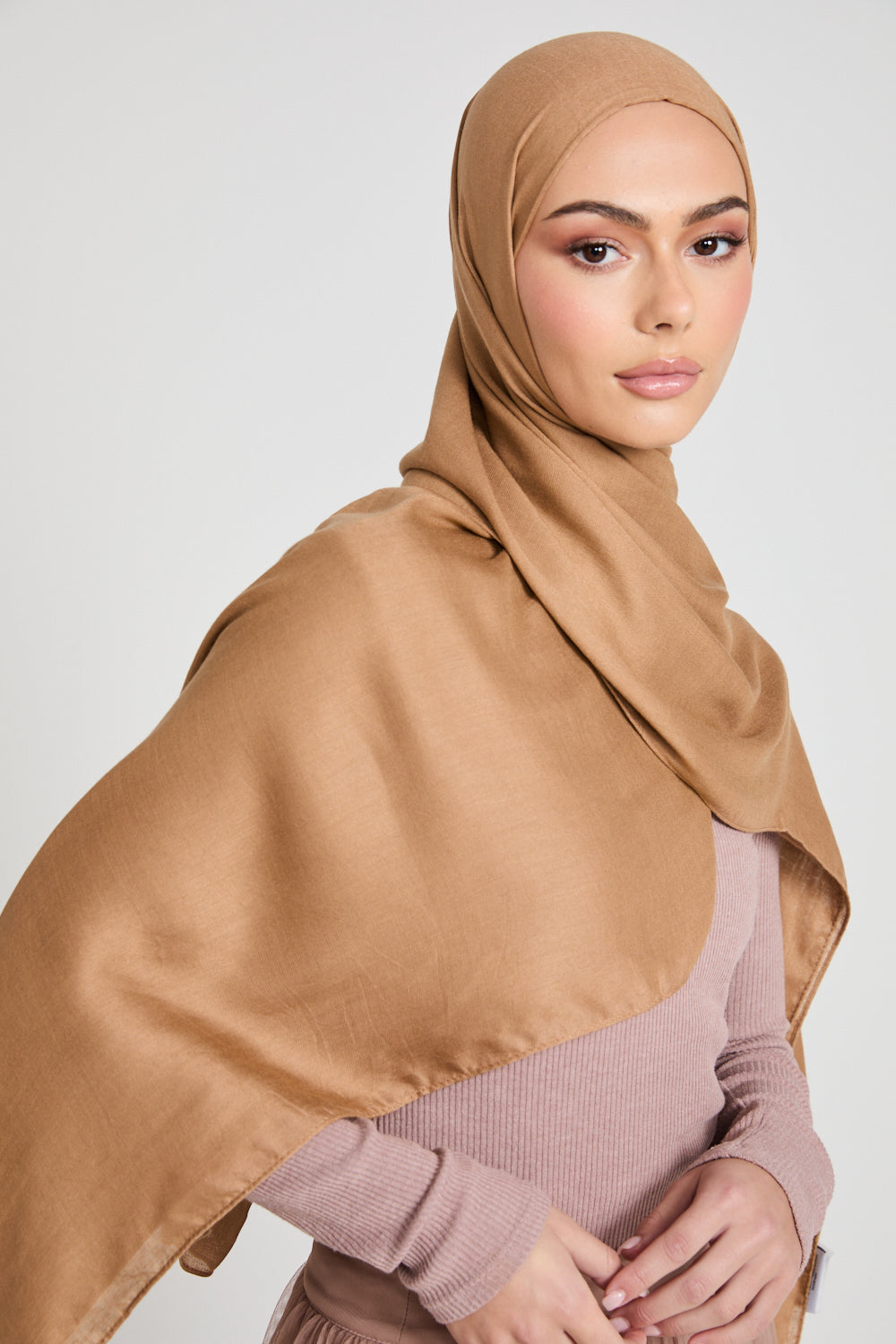 Premium Maxi Modal Hijab - Tawny