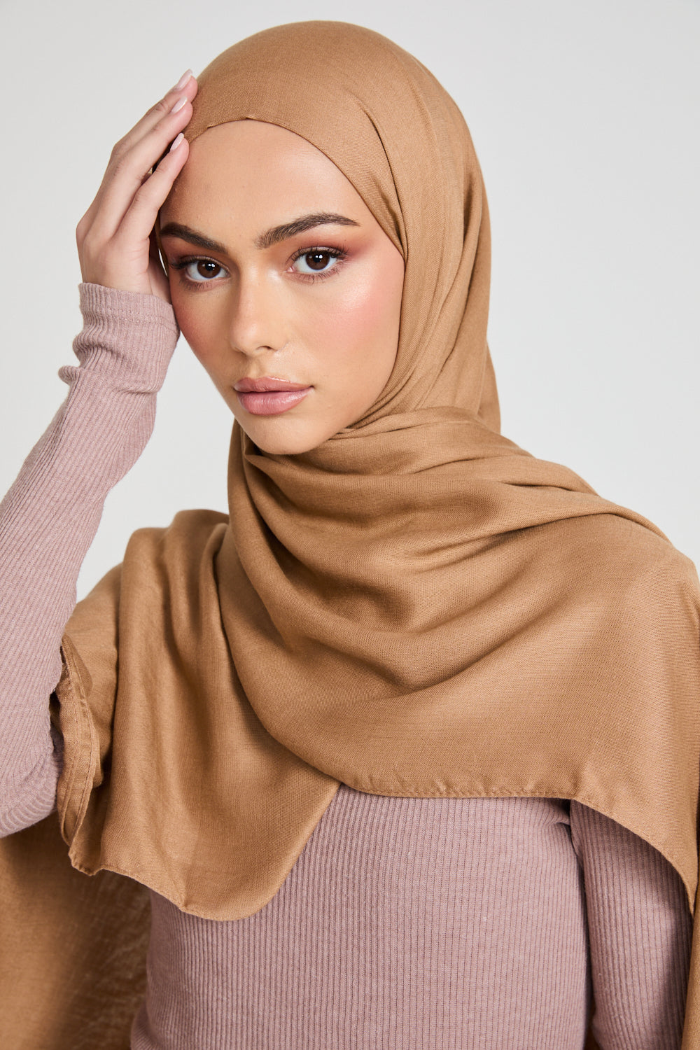 Premium Maxi Modal Hijab - Tawny