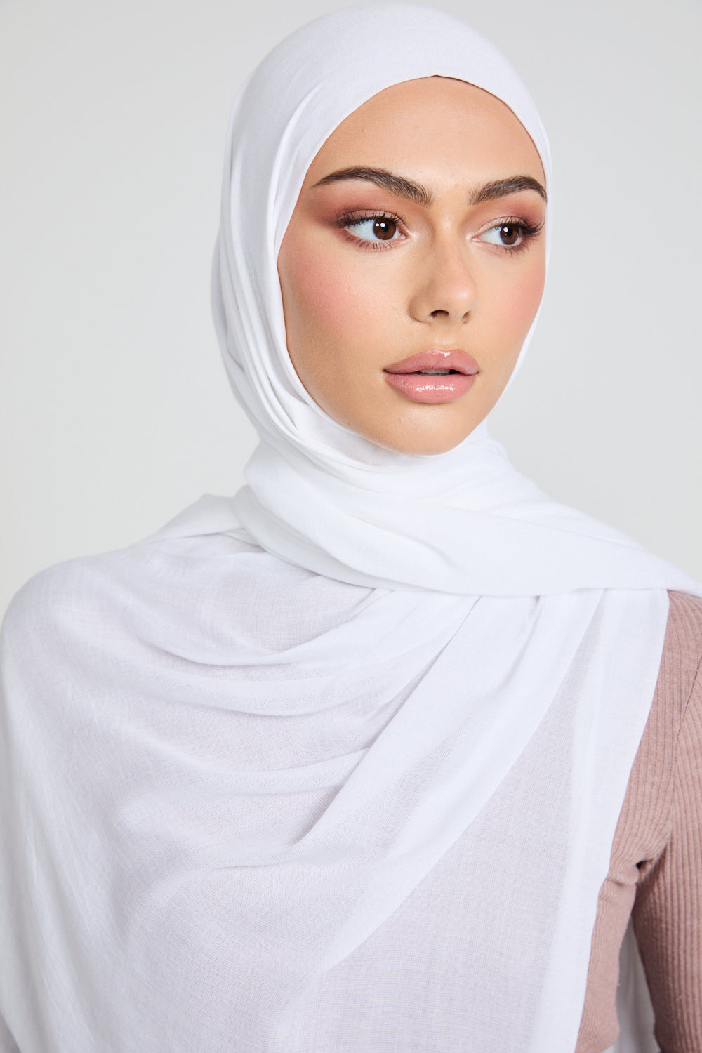 Premium Maxi Modal Hijab - White