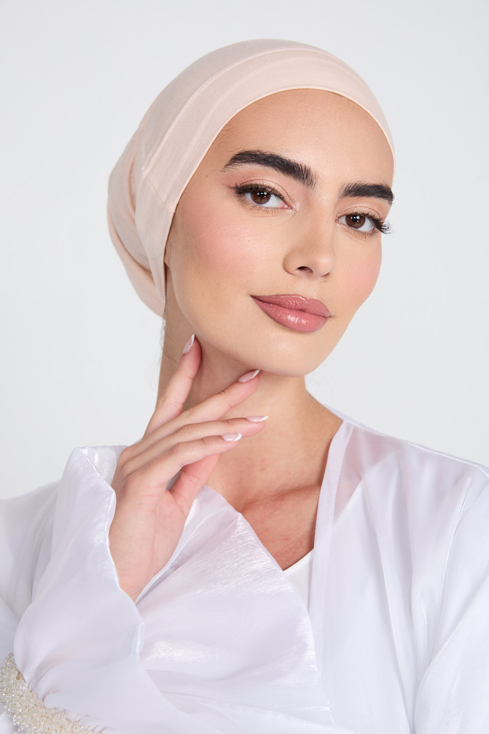 Premium Modal Matt Hijab - Perfectly Pale