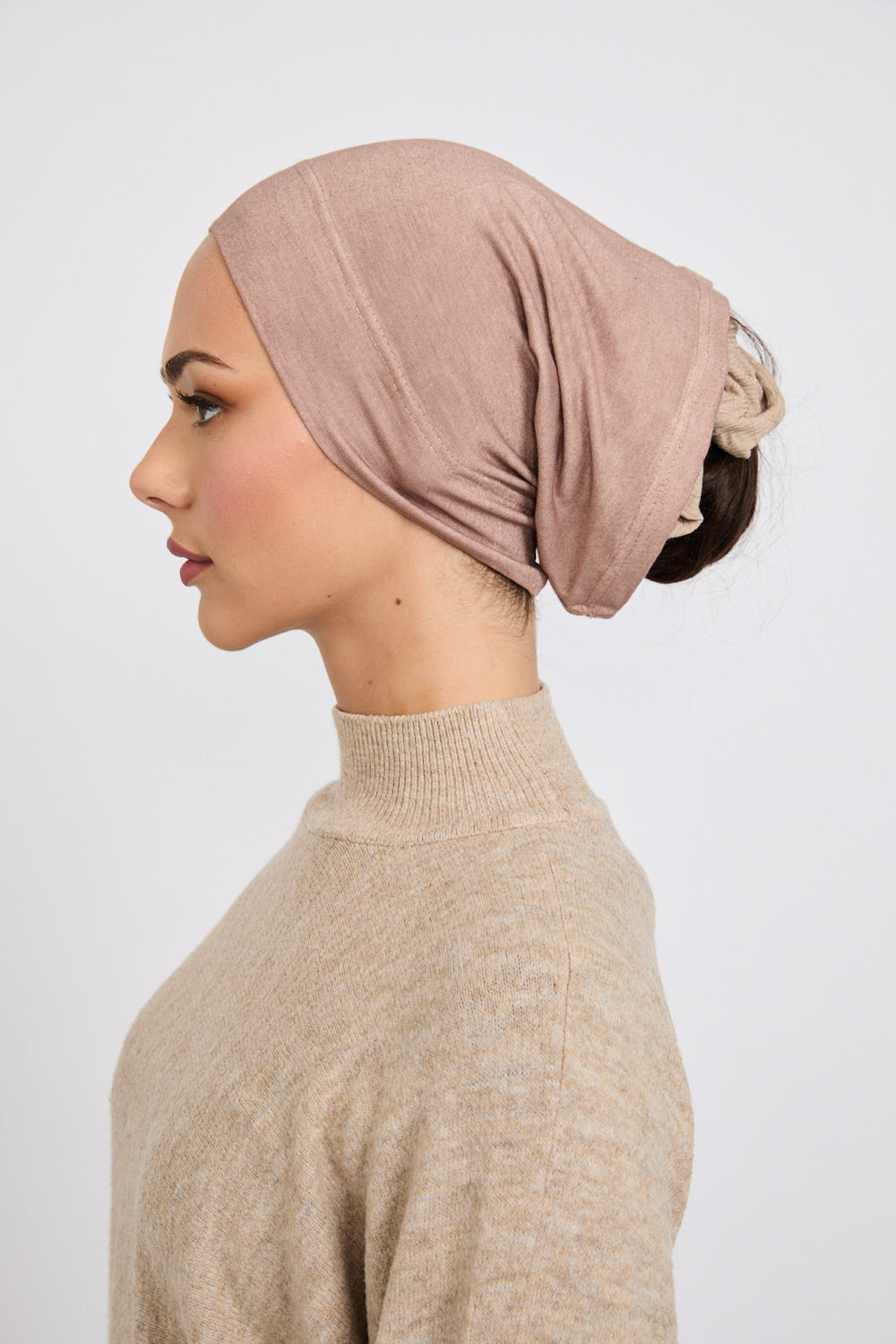 Premium Modal Matt Hijab - Pumice Stone