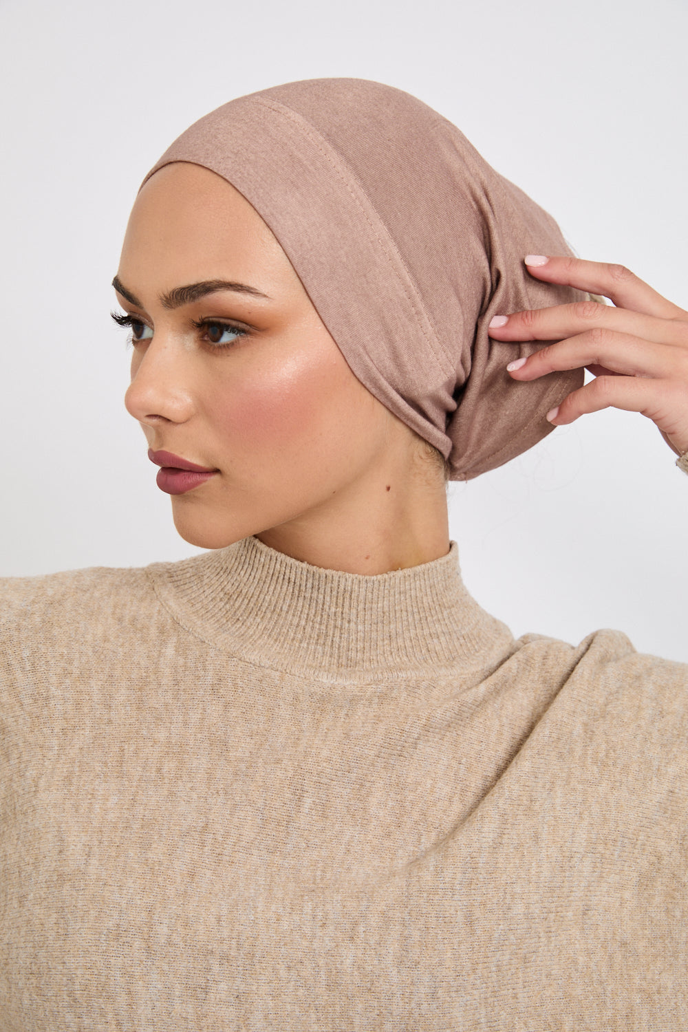 Premium Modal Matt Hijab - Pumice Stone