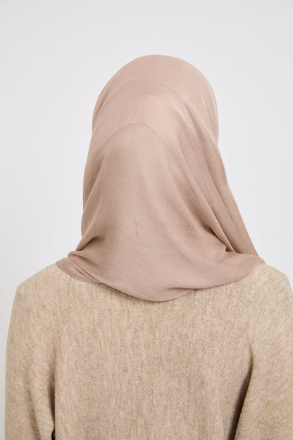 Premium Modal Matt Hijab - Pumice Stone