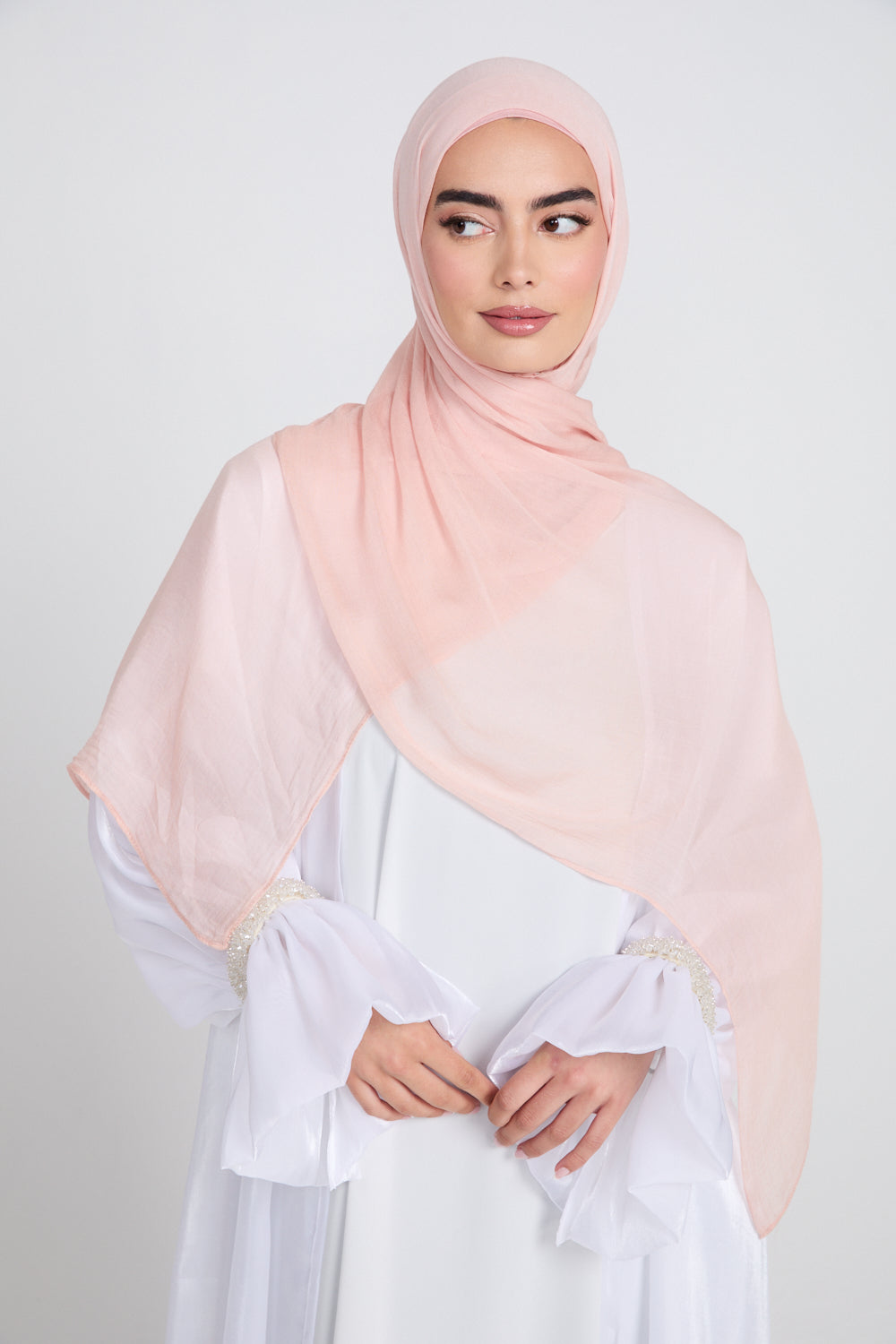 Premium Modal Matt Hijab - Sepia Rose