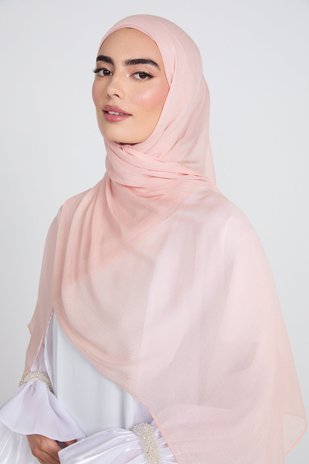Premium Modal Matt Hijab - Sepia Rose