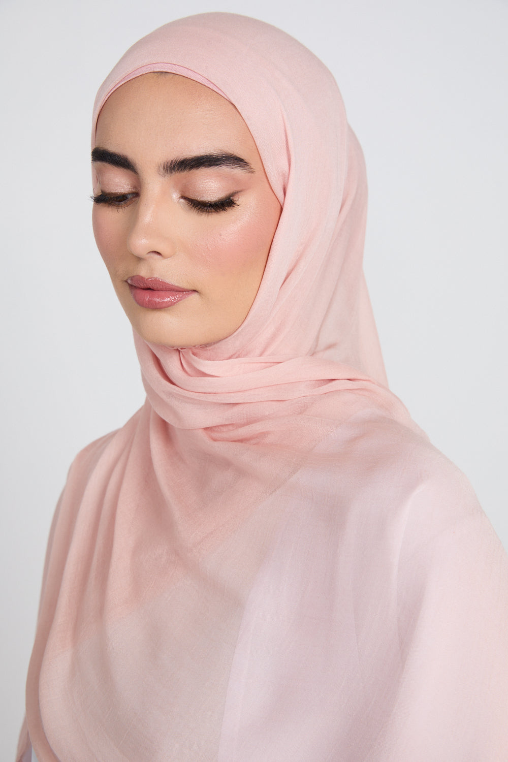 Premium Modal Matt Hijab - Sepia Rose