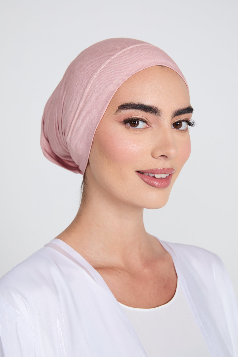 Premium Modal Matt Hijab - Sepia Rose