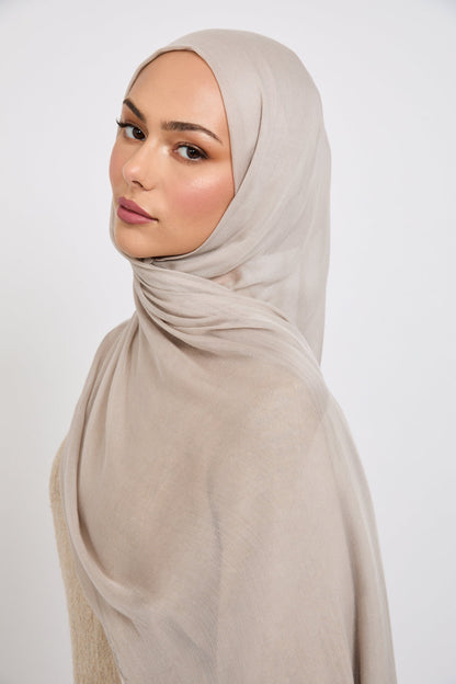 Premium Modal Matt Hijab - Dove