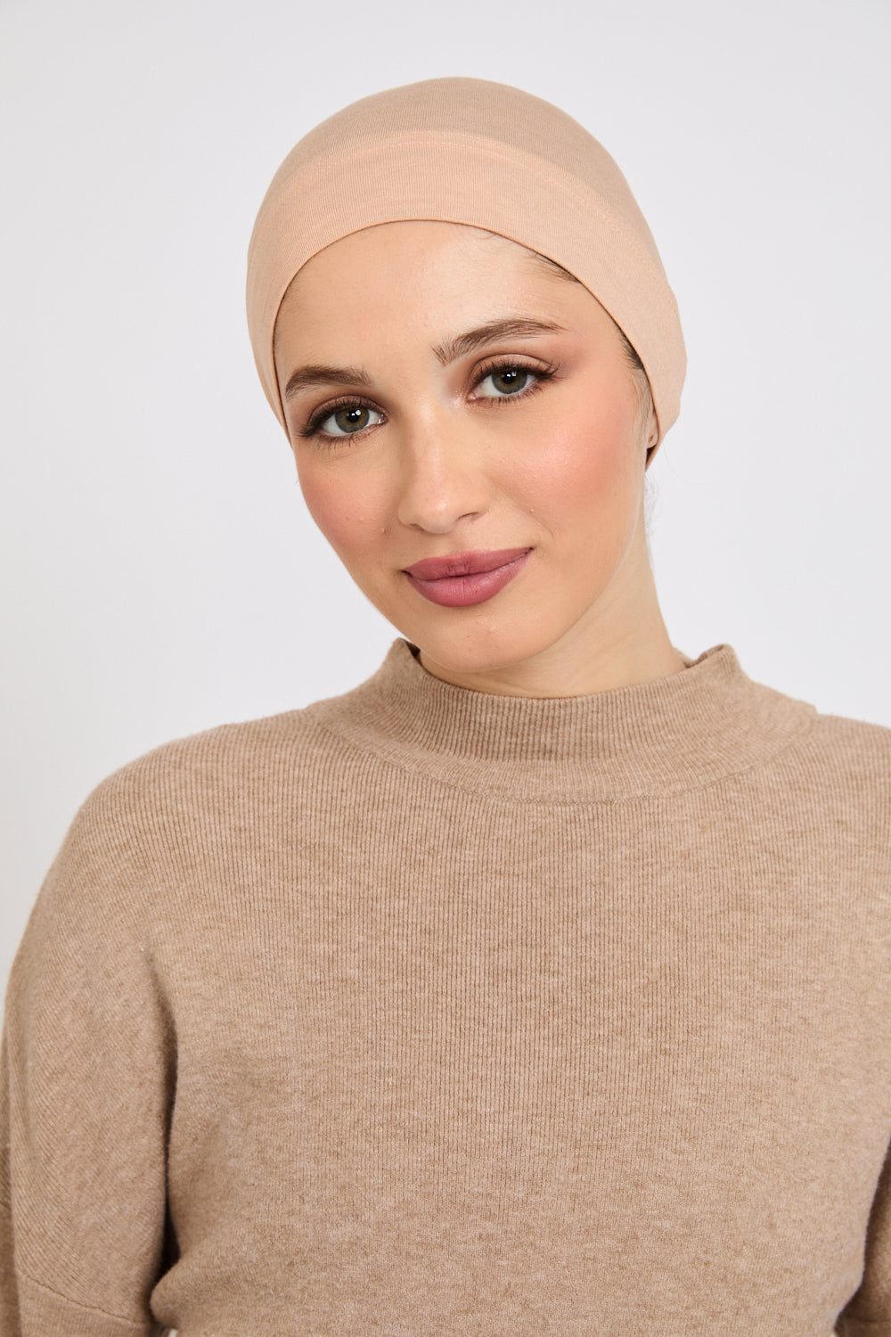 Premium Modal Matt Hijab - Light Taupe