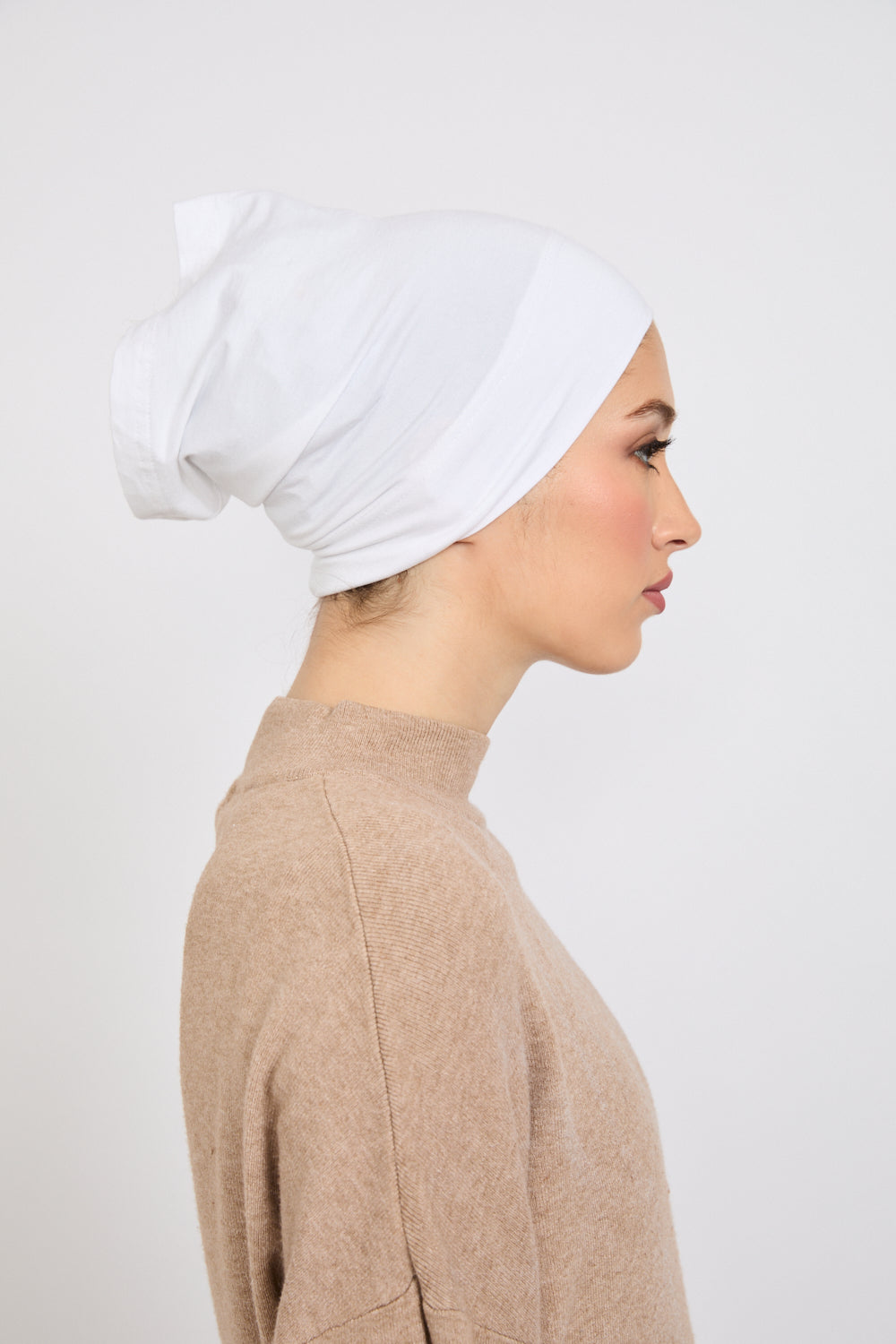 Premium Modal Matt Hijab - Lucent White