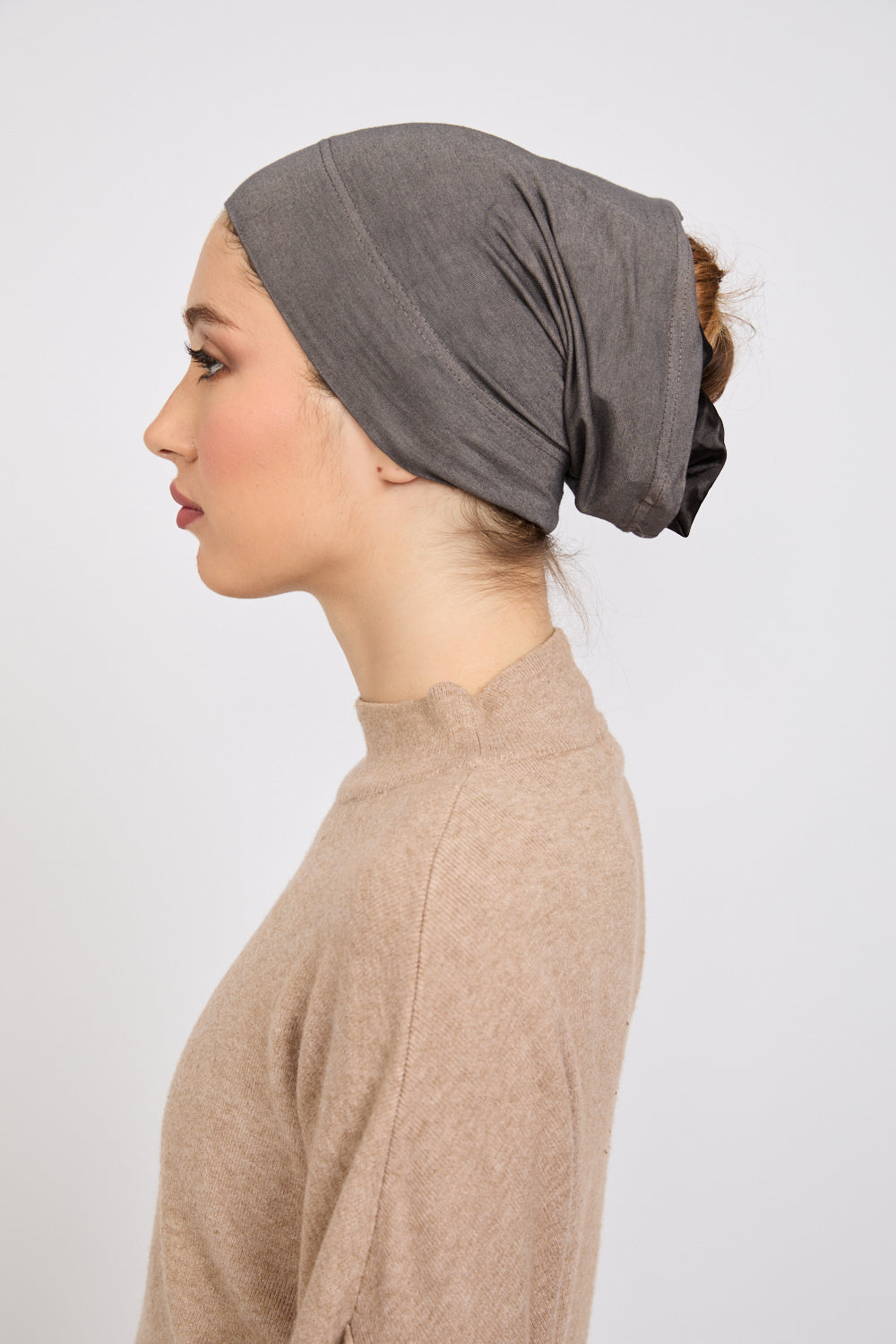 Premium Modal Matt Hijab - Backdrop Grey