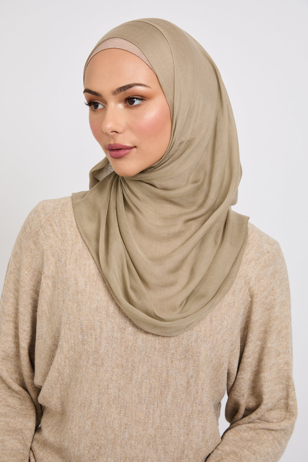 Premium Modal Matt Hijab - Winter Twig
