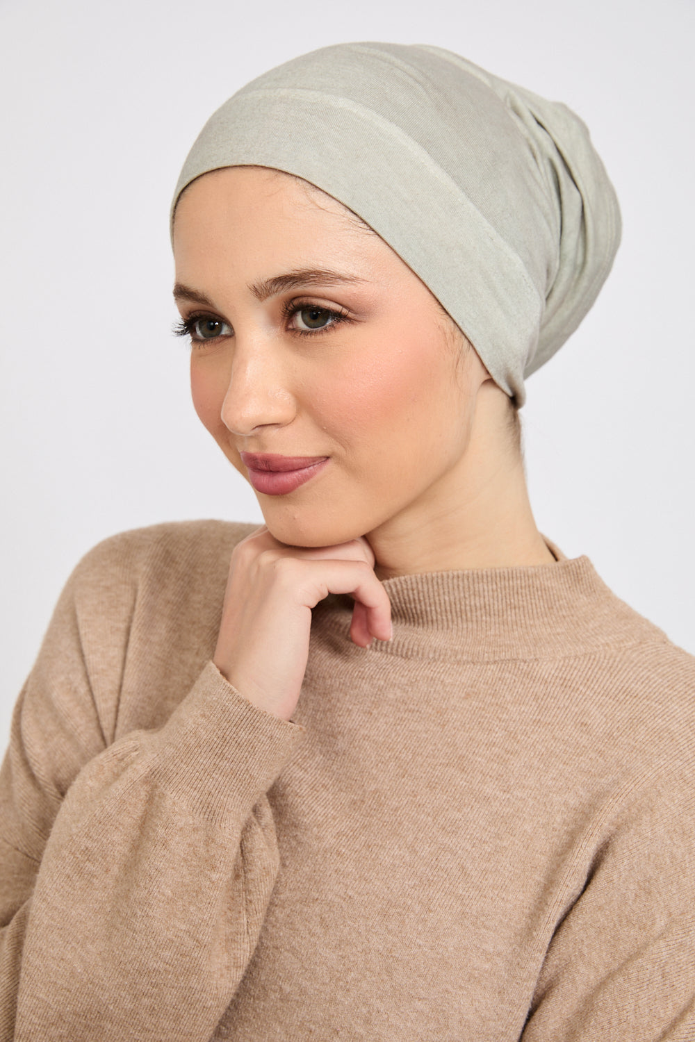 Premium Modal Matt Hijab - Desert Sage