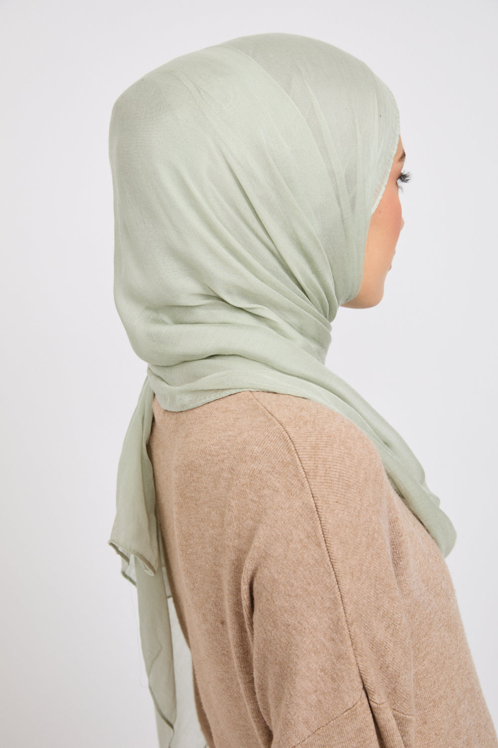 Premium Modal Matt Hijab - Desert Sage