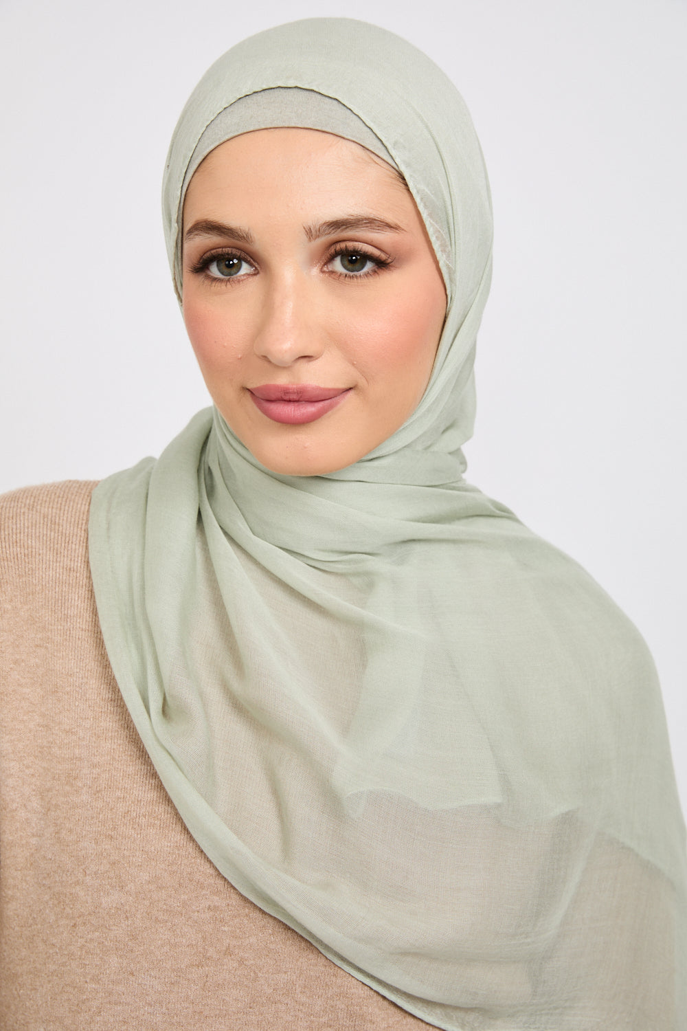 Premium Modal Matt Hijab - Desert Sage