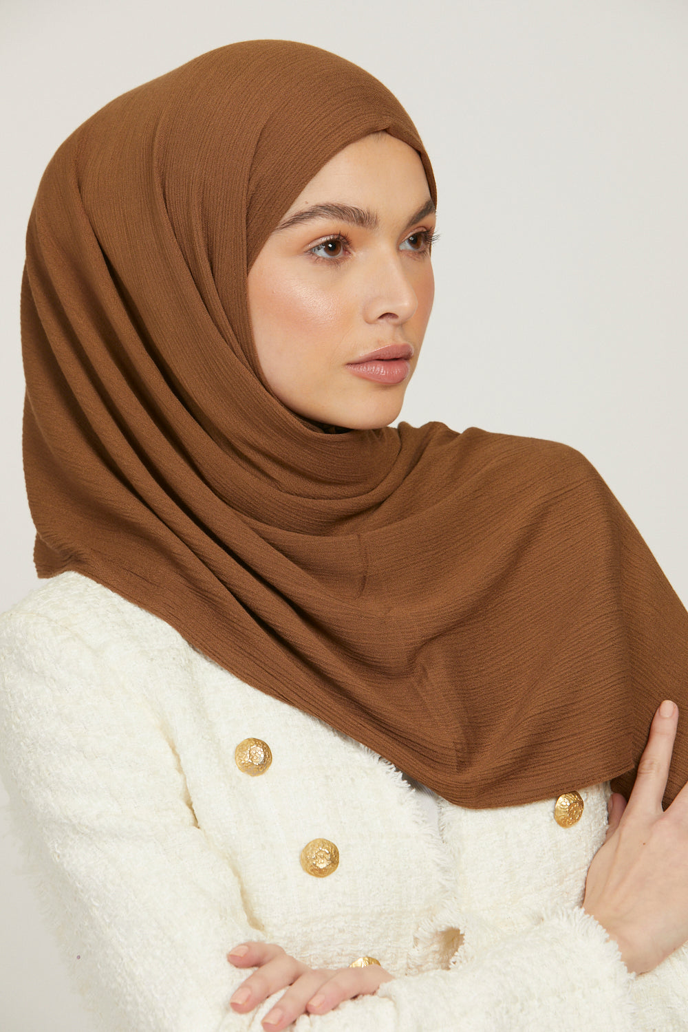 Hijab in modal arricciato - Talpa