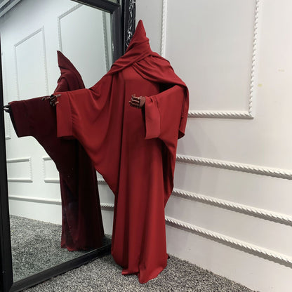 2pcs Set ROBE DRESS Hijab+ Abaya