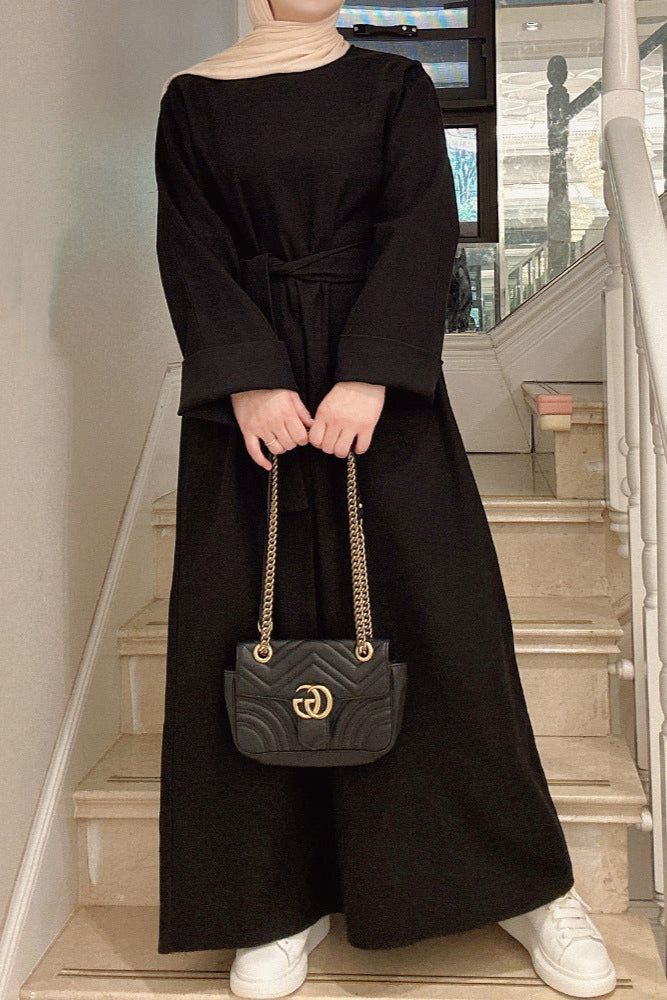 Solid Color Tunic Dress