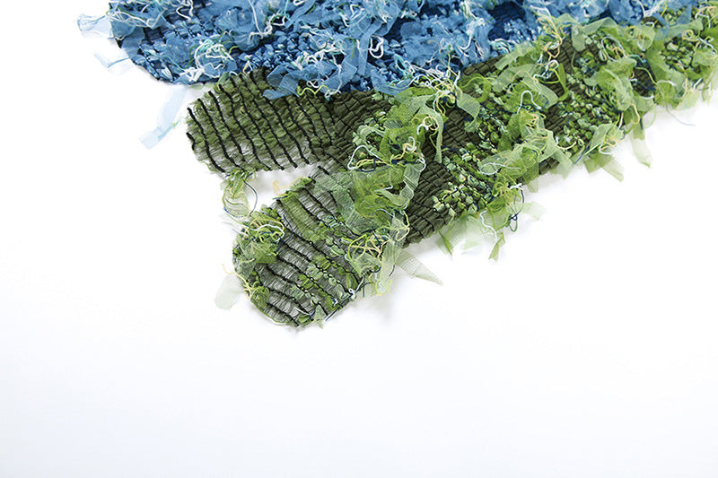 ABITO MIDI VERDE CON SCOLLO ALTO E SCHIENA SENZA CUCITURE