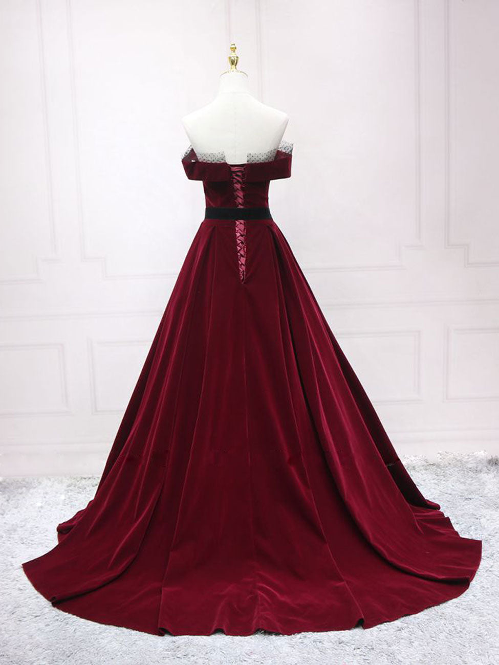 A-Line Velvet Dresses