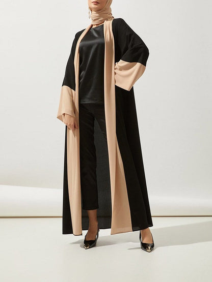 2pcs Set Nidha Medium Length Abaya and Headscarf (UK4-UK28,5'3-5'7)
