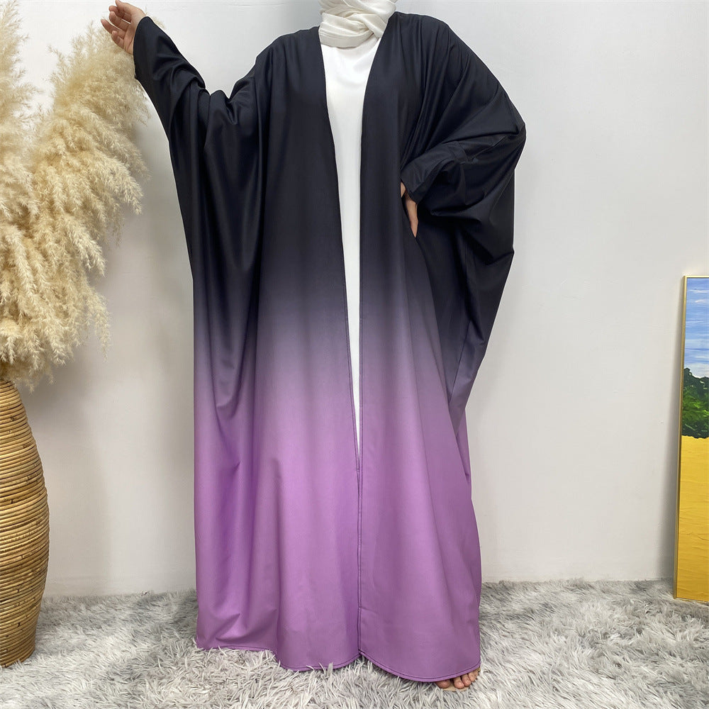 Loose Gradient Cardigan Abaya