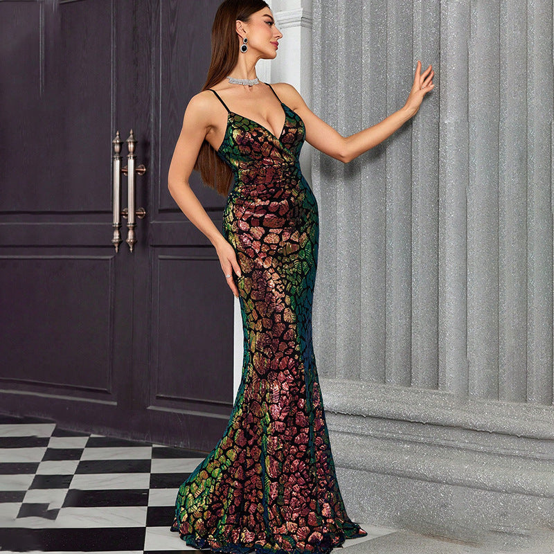 kate sequin embellished bodycon maxi dress black