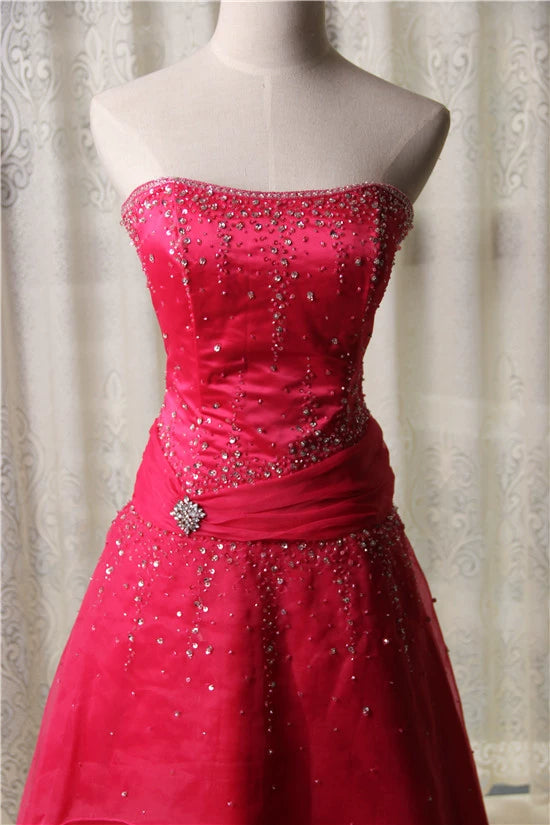 Rose Red Back-Strap Tutu Skirt