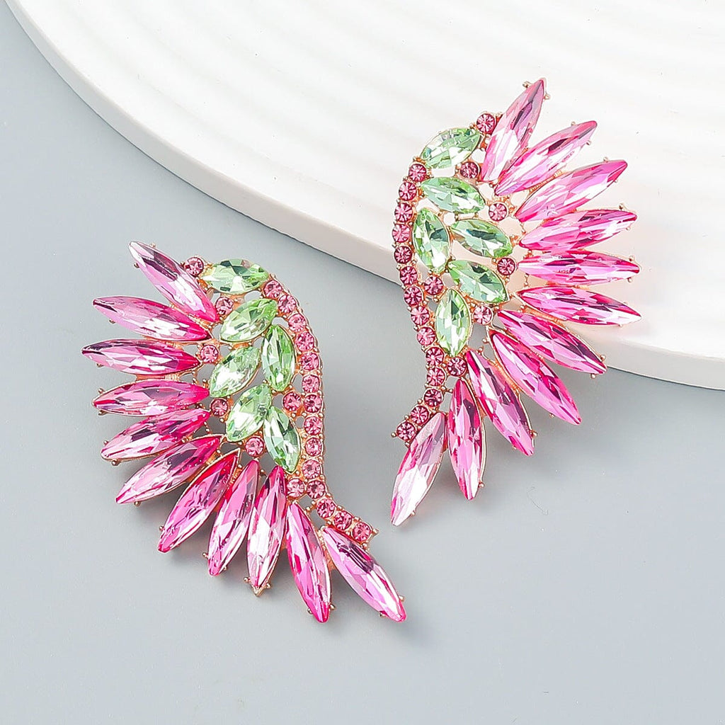 RAINBOW RHINESTONE EARRINGS