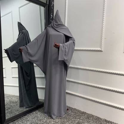 2pcs Set ROBE DRESS Hijab+ Abaya