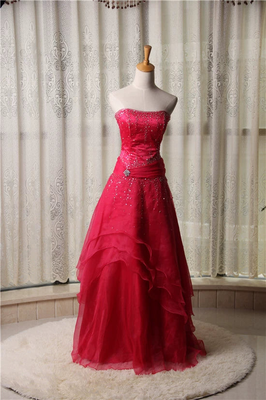 Rose Red Back-Strap Tutu Skirt