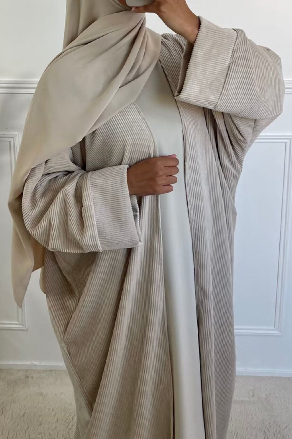 Autumn/Winter Corduroy Cardigan Coat