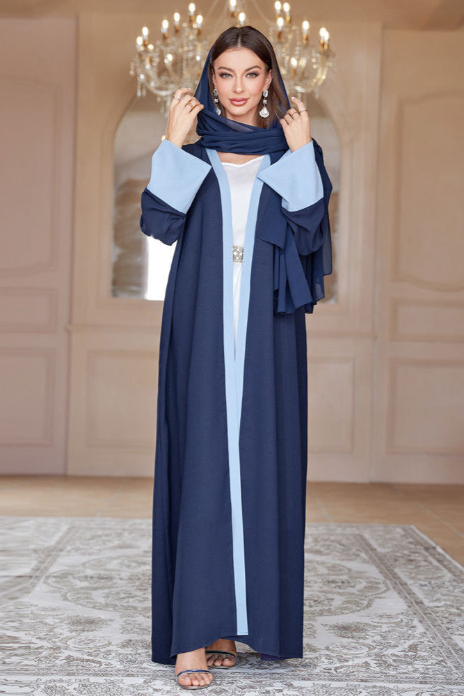 2pcs Set  Cardigan with Hijab