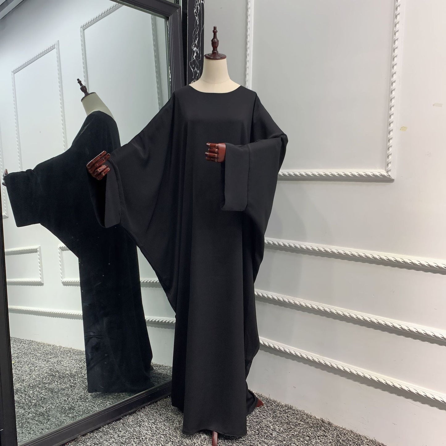 2pcs Set ROBE DRESS Hijab+ Abaya