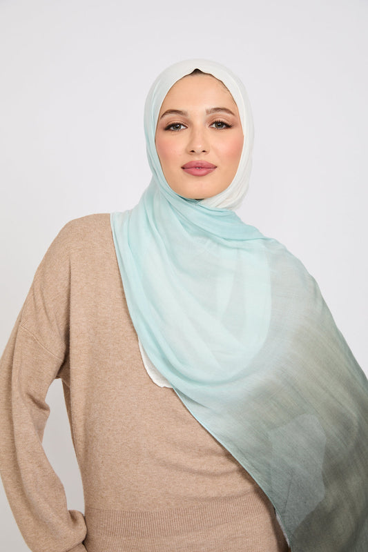 Modal Ombre Hijab - Ocean