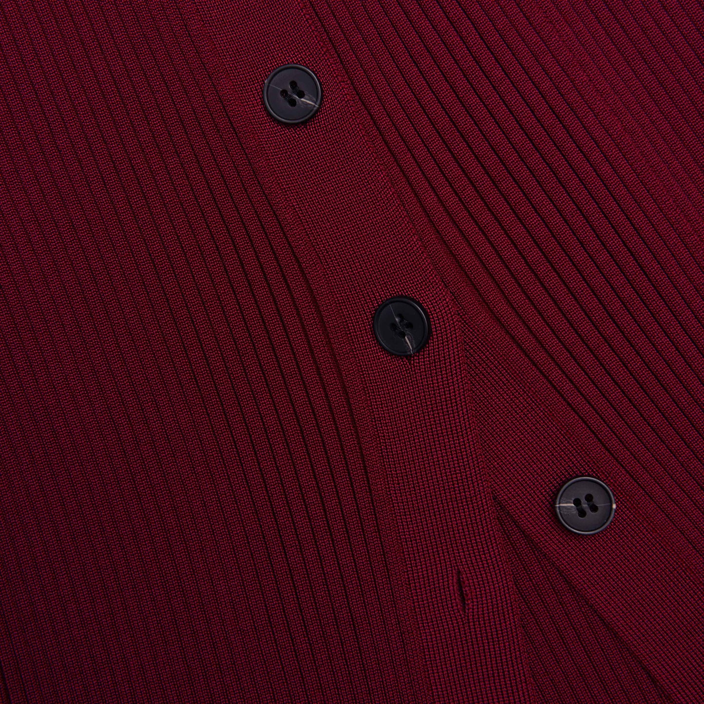 tiffany Burgundy Cut Out Rib Knit Midi Dress