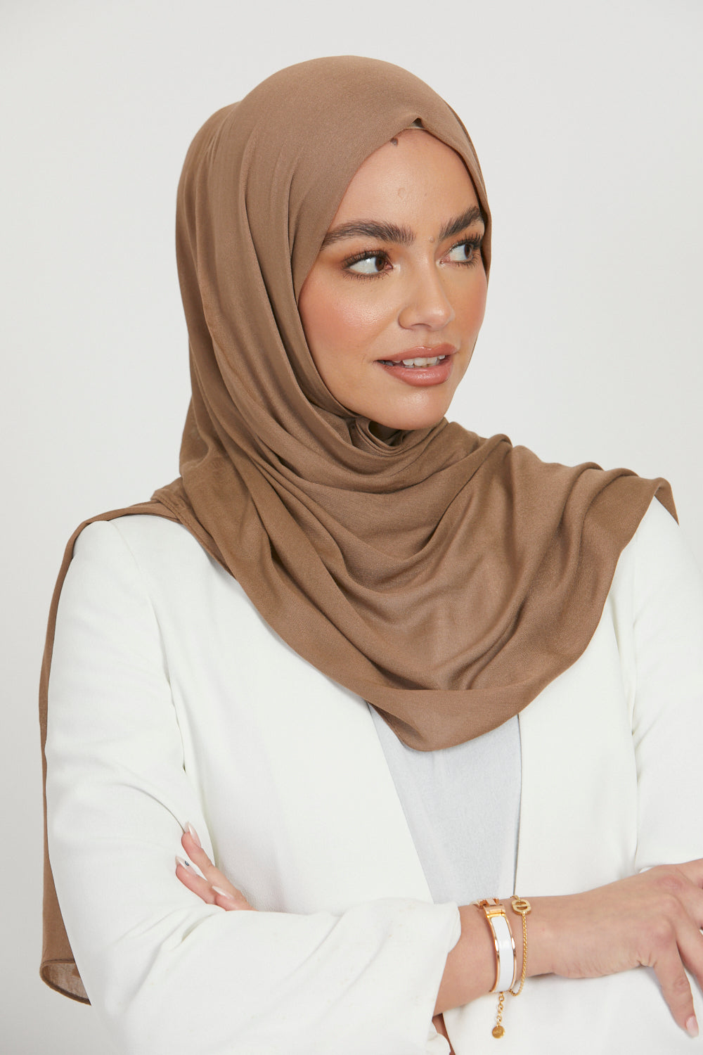 Premium Viscose Hijab - Chocolate Malt