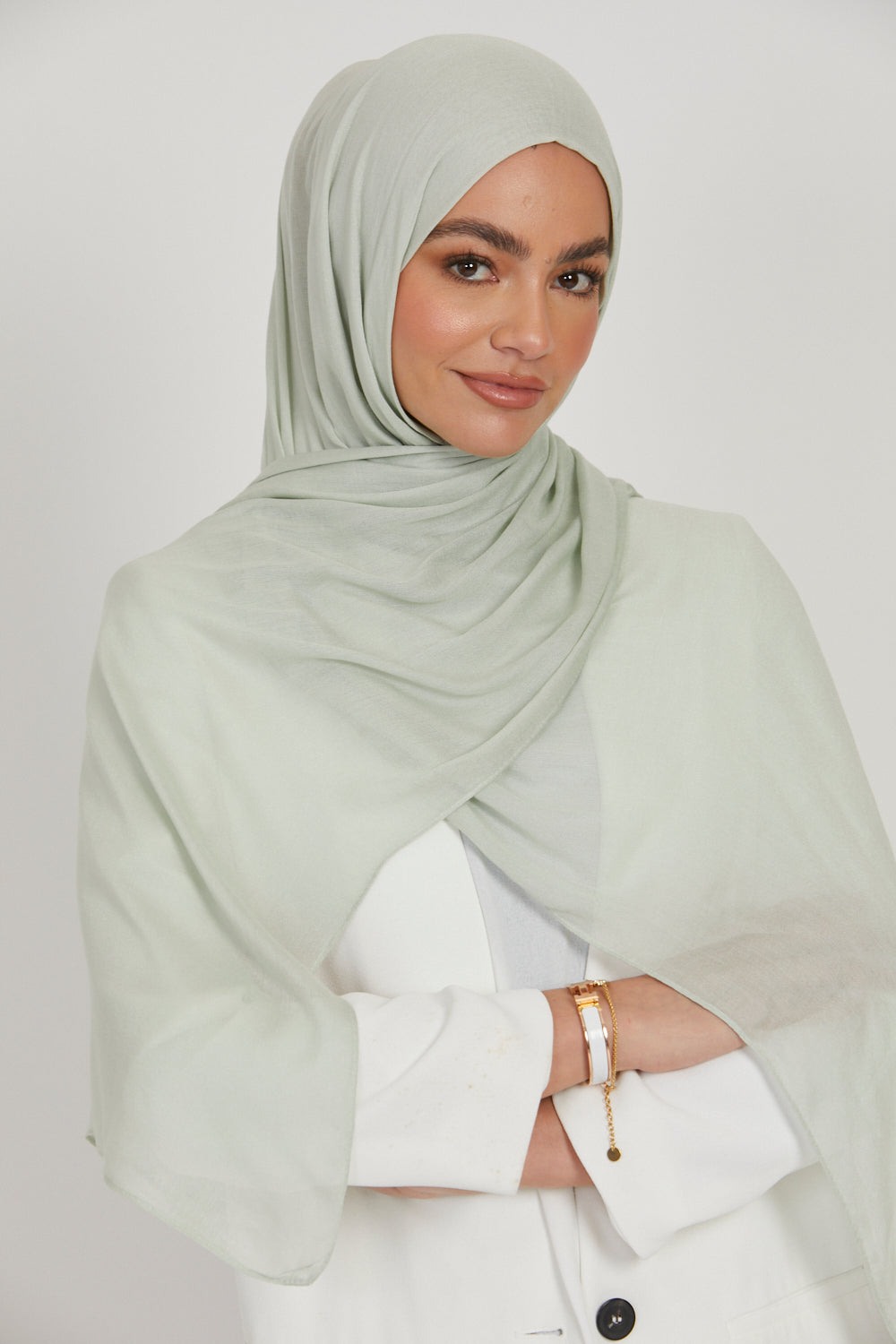Premium Viscose Hijab - Mint