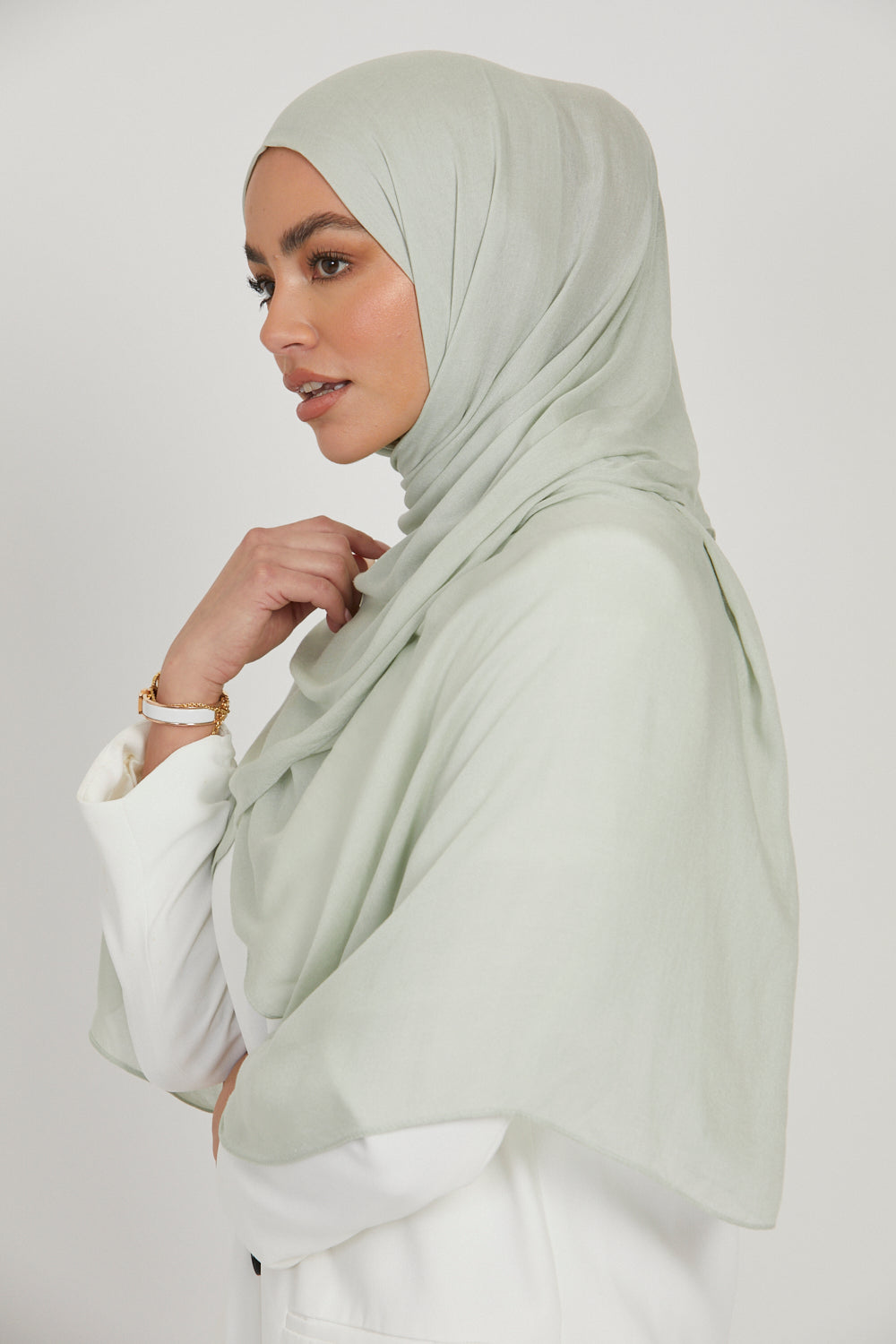 Premium Viscose Hijab - Mint
