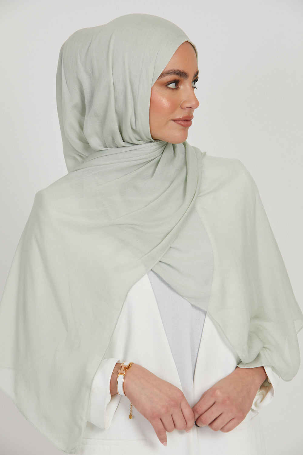 Premium Viscose Hijab - Mint