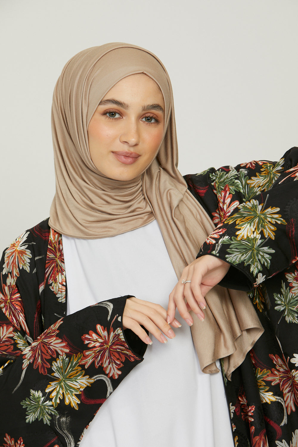 Premium Jersey Hijab - Nude