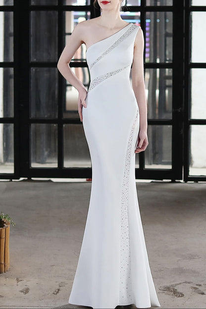 Long One Shoulder Formal Dress