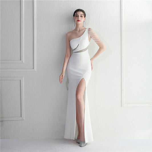 One Shoulder Long Formal Dress