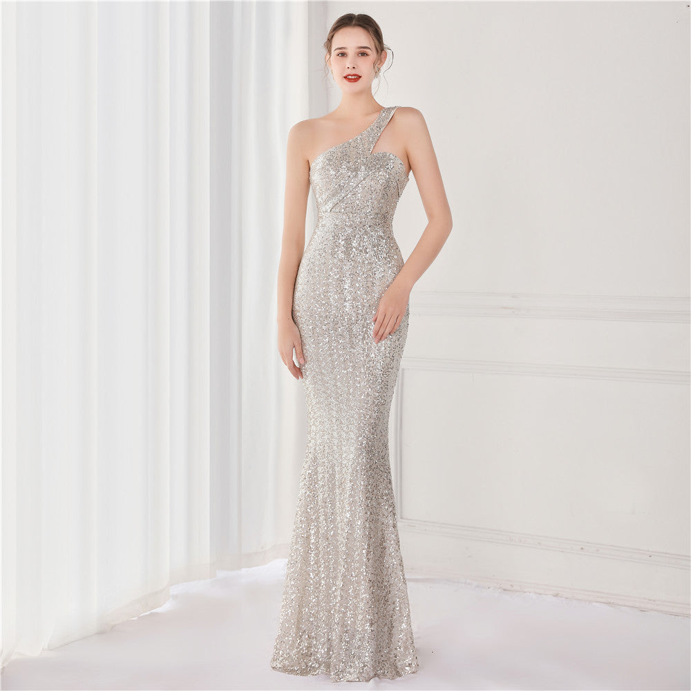 Sequin Long Formal Dress