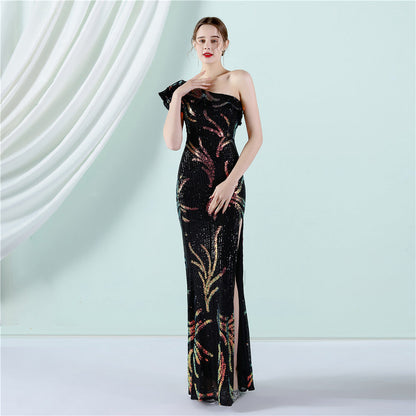 One Shoulder Formal Dress