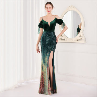 Athena Halter Long Evening Formal Dress
