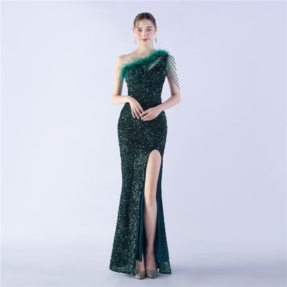 Side Split Formal Dress