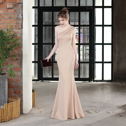 Long One Shoulder Formal Dress
